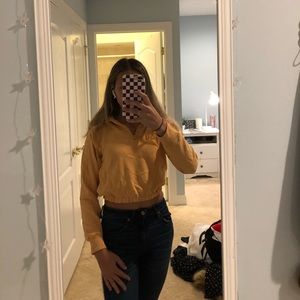 Pacsun yellow sweatshirt